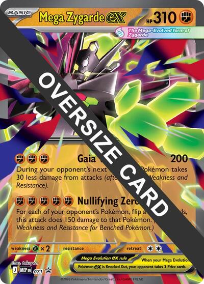 Mega Zygarde ex #71 Jumbo Cards
