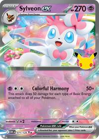 Sylveon ex #71 30th Celebration