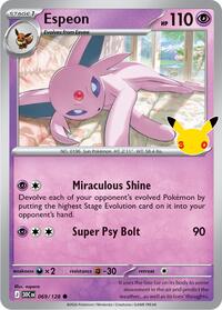 Espeon #69 30th Celebration