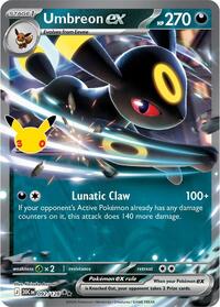 Umbreon ex #92 30th Celebration