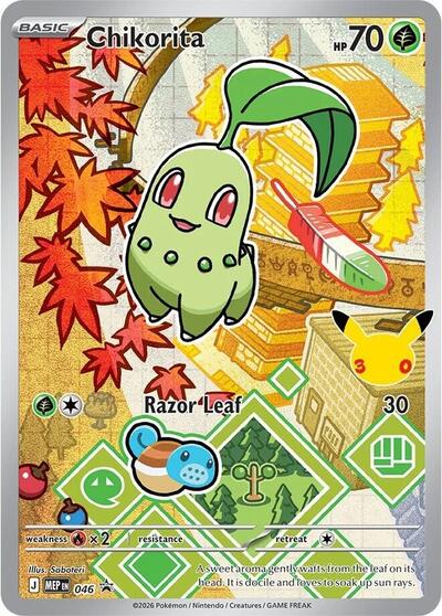 Chikorita #46 Mega Evolution Promo