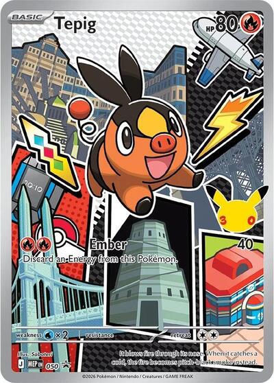 Tepig #50 Mega Evolution Promo