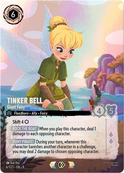 Tinker Bell - Giant Fairy (6/CC1) #6 Disney Lorcana Promo Cards