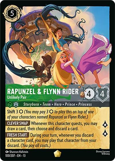Rapunzel & Flynn Rider - Unlikely Pair #100 Attack of the Vine!