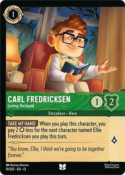 Carl Fredricksen - Loving Husband (Foil) #74 Attack of the Vine!