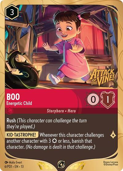 Boo - Energetic Child #6 Disney Lorcana Promo Cards