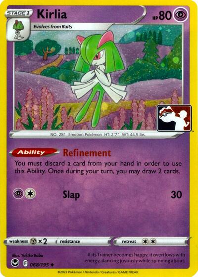 Kirlia Prize Pack Series Cards #68