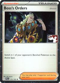 Boss's Orders [Ghetsis] #172 Prize Pack Series Cards