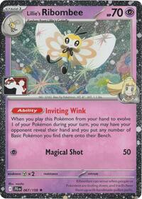 Lillie's Ribombee #67 Prize Pack Series Cards
