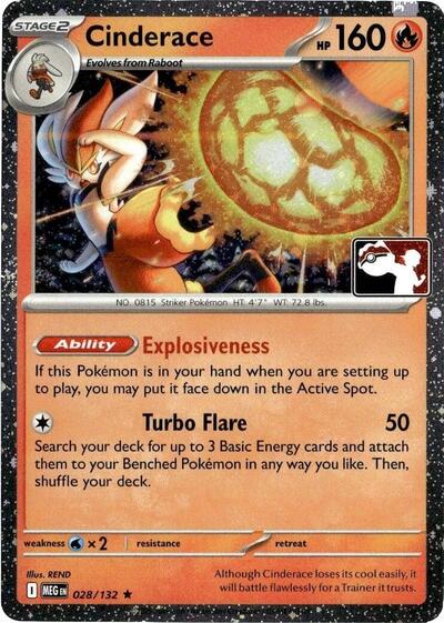 Cinderace #28 Prize Pack Series Cards