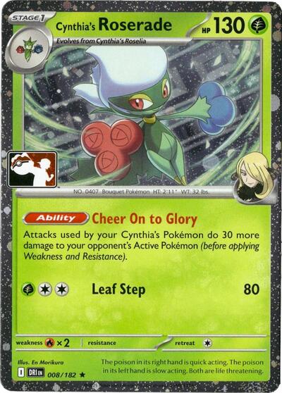Cynthia's Roserade #8 Prize Pack Series Cards