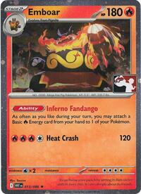 Emboar #13 Prize Pack Series Cards