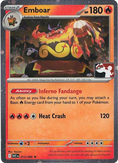 Emboar #13 Prize Pack Series Cards