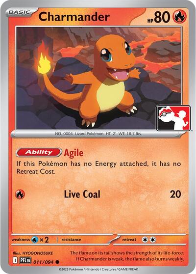 Charmander Prize Pack Series Cards #11