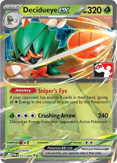 Decidueye ex #12 Prize Pack Series Cards