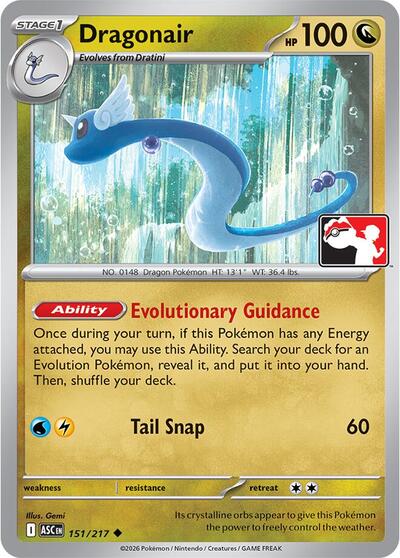 Dragonair #151 Prize Pack Series Cards