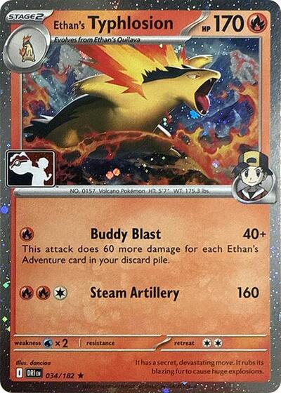 Ethan's Typhlosion #34 Prize Pack Series Cards