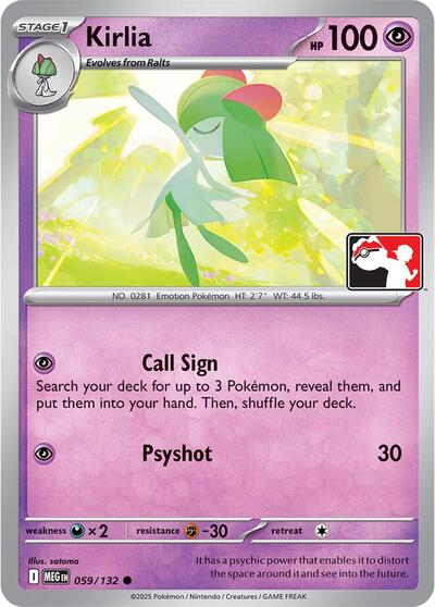 Kirlia Prize Pack Series Cards #59