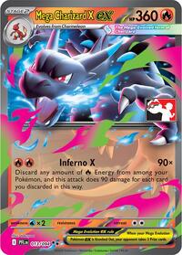 Mega Charizard X ex #13 Prize Pack Series Cards