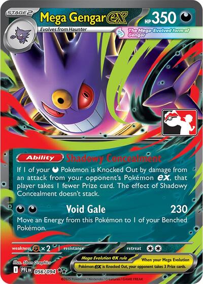 Mega Gengar ex #56 Prize Pack Series Cards