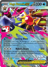 Mega Starmie ex #21 Prize Pack Series Cards