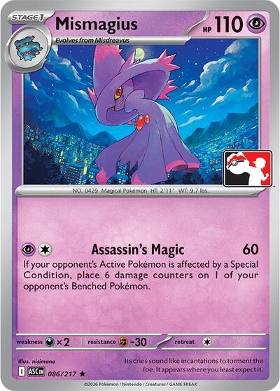 Mismagius #86 Prize Pack Series Cards