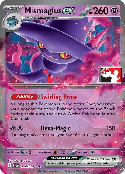 Mismagius ex #36 Prize Pack Series Cards