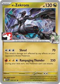 N's Zekrom #155 Prize Pack Series Cards