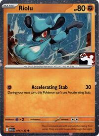 Riolu Prize Pack Series Cards #76