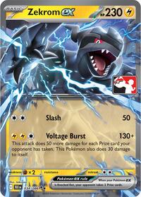 Zekrom ex #34 Prize Pack Series Cards