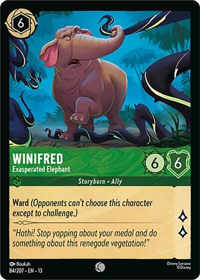 Winifred - Exasperated Elephant #84 Attack of the Vine!