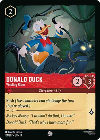 Donald Duck - Vineling Rider #124 Attack of the Vine!