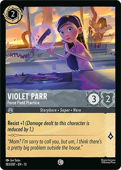 Violet Parr - Force Field Practice #183 Attack of the Vine!