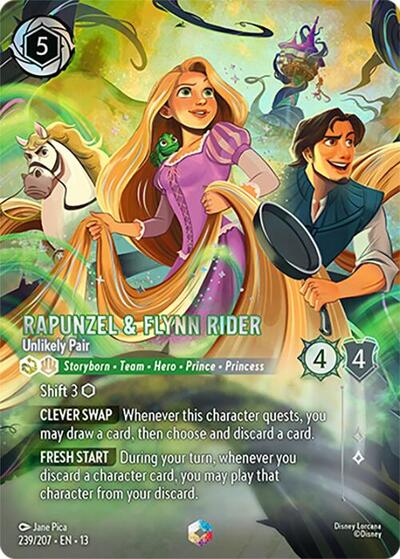 Rapunzel & Flynn Rider - Unlikely Pair (Enchanted) #239 Attack of the Vine!