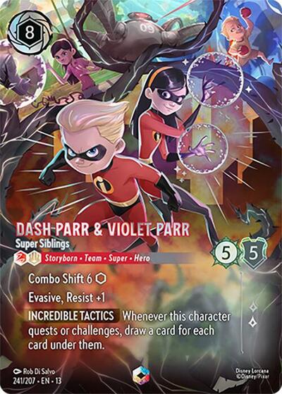 Dash Parr & Violet Parr - Super Siblings (Enchanted) #241 Attack of the Vine!