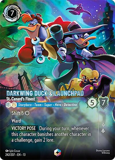 Darkwing Duck & Launchpad - St. Canard's Finest (Enchanted) #242 Attack of the Vine!