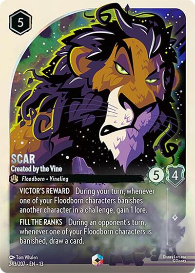 Scar - Created by the Vine (Enchanted) #243 Attack of the Vine!