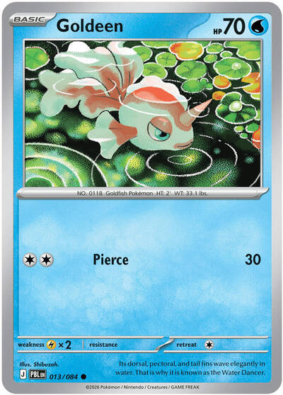 Goldeen #13 Pitch Black