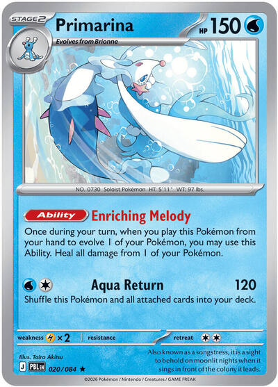 Primarina #20 Pitch Black