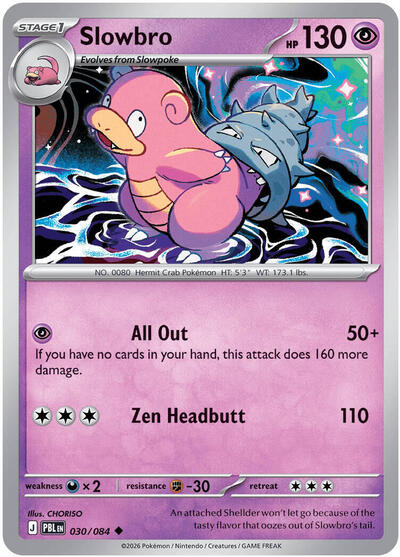 Slowbro #30 Pitch Black