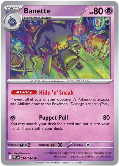 Banette #34 Pitch Black