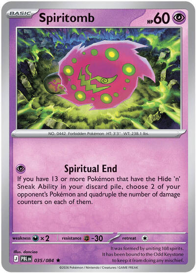 Spiritomb #35 Pitch Black