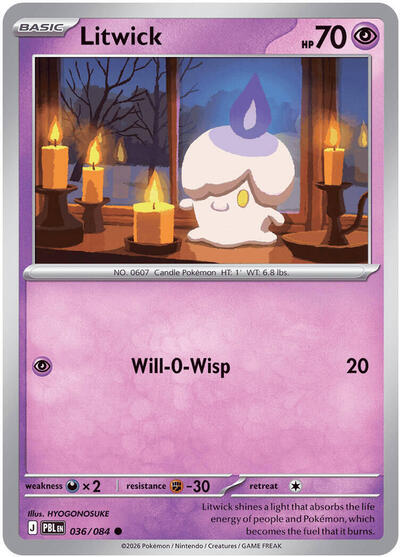 Litwick #36 Pitch Black