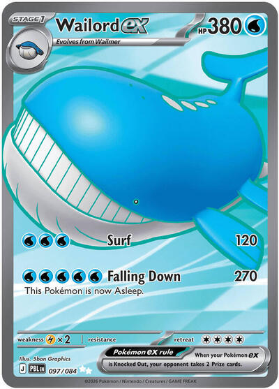 Wailord ex #97 Pitch Black