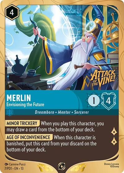 Merlin - Envisioning the Future #7 Disney Lorcana Promo Cards