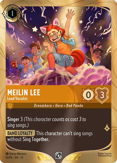 Meilin Lee - Lead Vocalist #10 Disney Lorcana Promo Cards