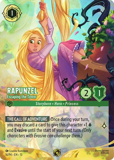 Rapunzel - Escaping the Tower (Store Championship) #16 Disney Lorcana Promo Cards