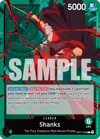 Shanks #OP17-020 The World's Strongest Warriors