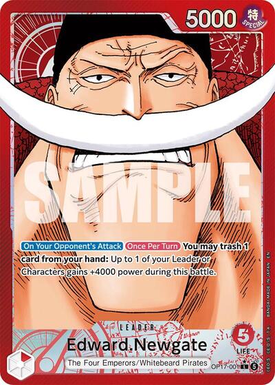 Edward.Newgate (Alternate Art) #OP17-001 The World's Strongest Warriors