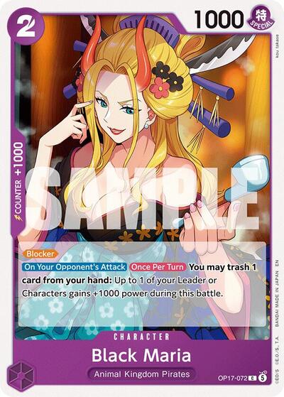 Black Maria #OP17-072 The World's Strongest Warriors